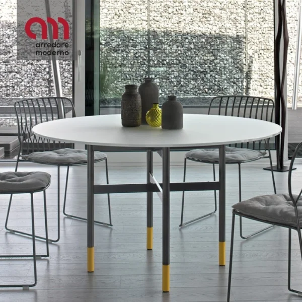 Table Glamour Bontempi round