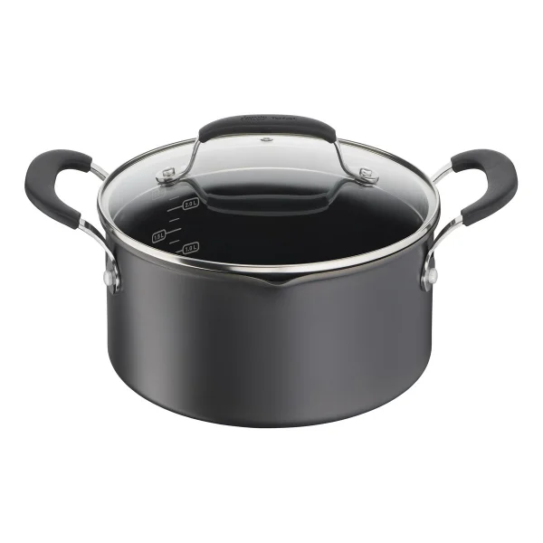 Tefal Jamie Oliver Quick & Easy anodised casserole dish hard 5.2 L