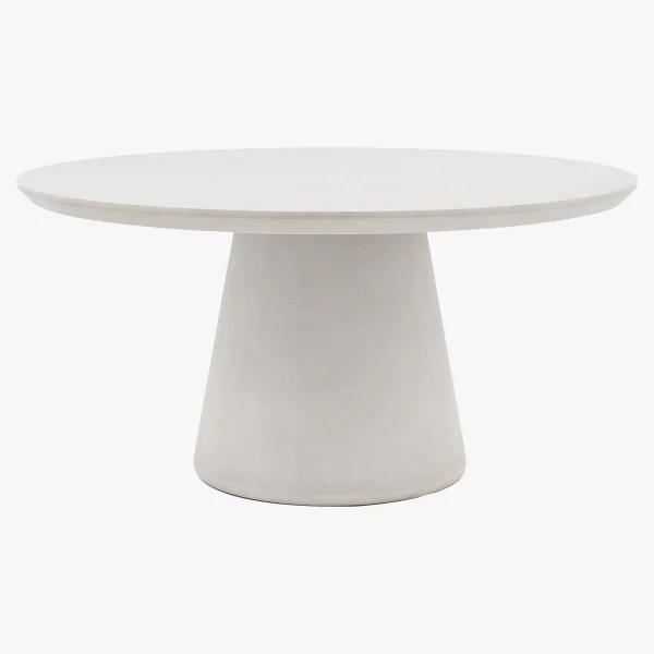 Terrena Round Dining Table in Linen