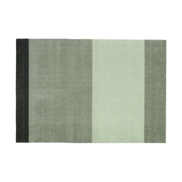 tica copenhagen Stripes hallway rug horizontal Green. 90x130 cm