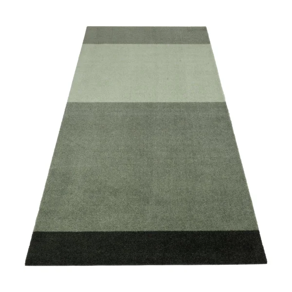 tica copenhagen Stripes hallway rug horizontal Green. 90x200 cm