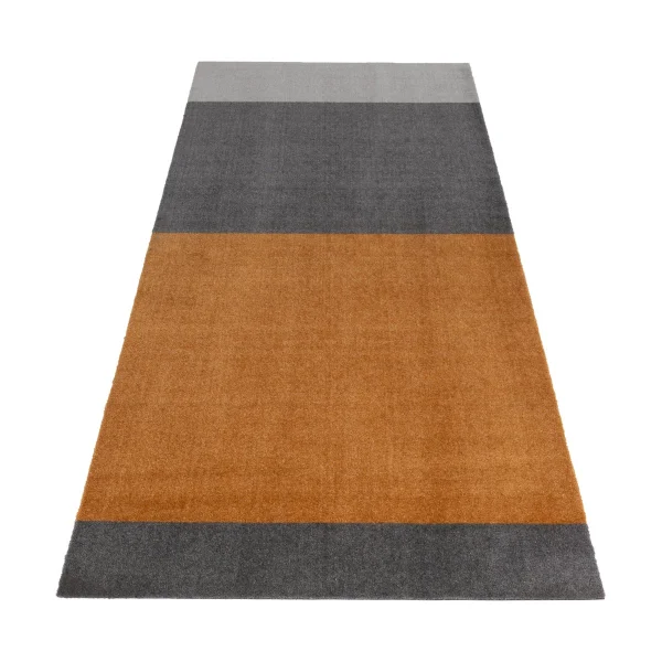 tica copenhagen Stripes hallway rug horizontal Grey-grey-dijon. 90x200 cm