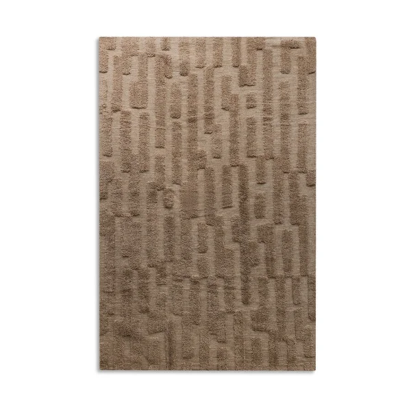 Tinted Bielke wool rug 170x240 cm Dark beige