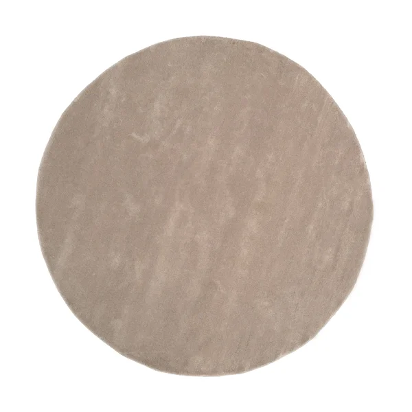 Tinted Liljehok wool rug Beige, Ø300 cm