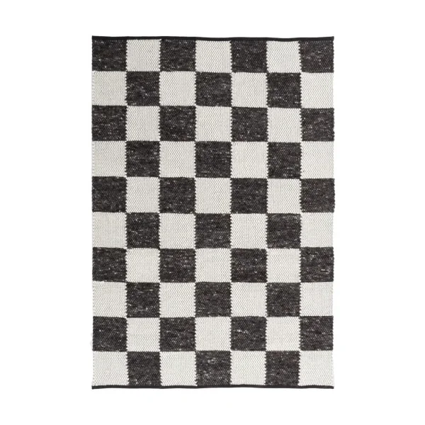 Tisca Gotland Design rug Special Edition Anthracite-white no. 2428, 200x300 cm