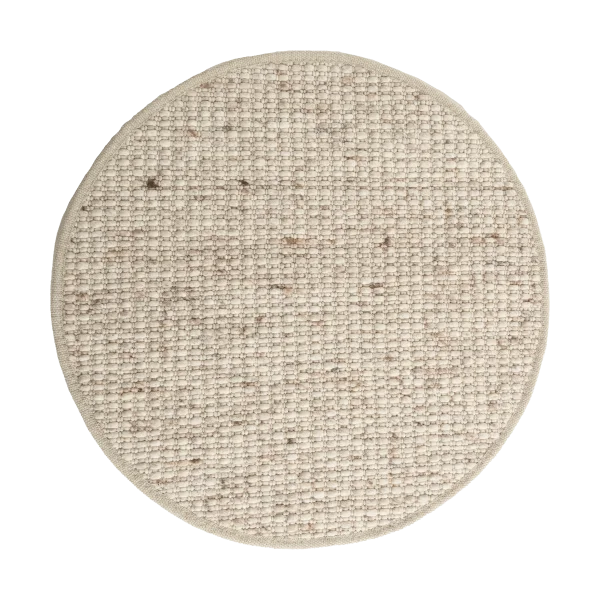 Tisca Greenland Swift round rug Ecru no. 32, Ø170 cm