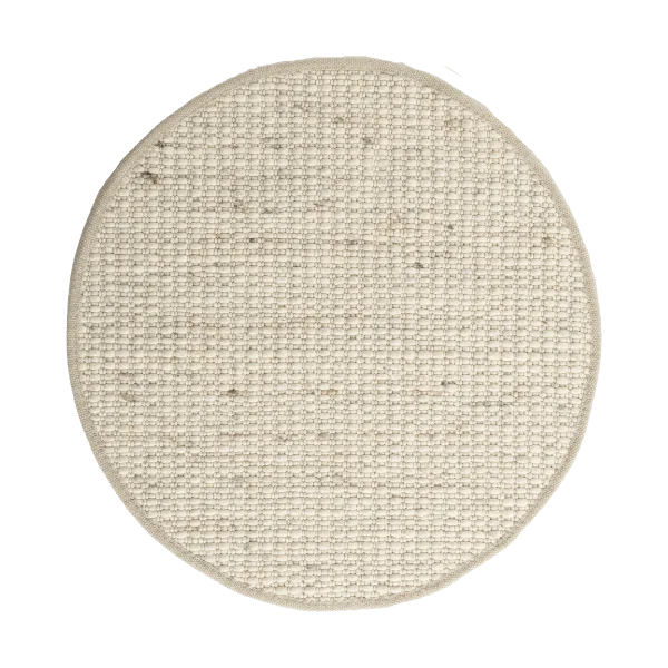 Tisca Greenland Swift round rug Natural white no. 11, Ø250 cm