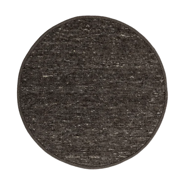Tisca Sierrafil round rug Anthracite no. 83, Ø300 cm