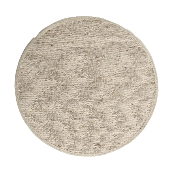 Tisca Sierrafil round rug Ecru no 32, Ø170 cm