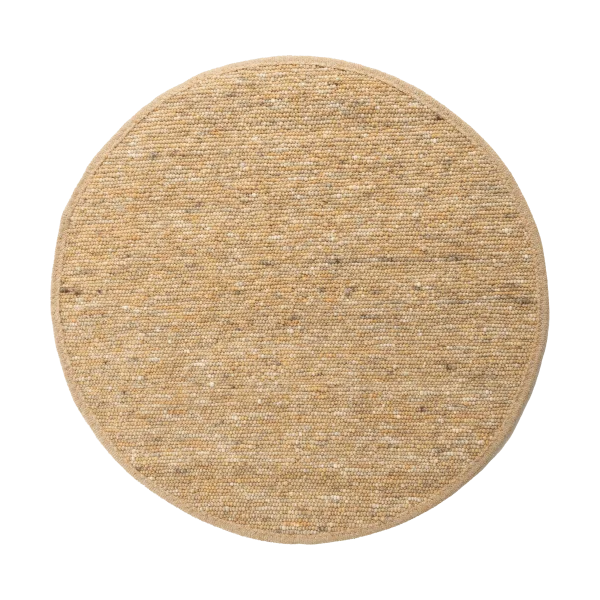 Tisca Sierrafil round rug Gold no. 261, Ø300 cm