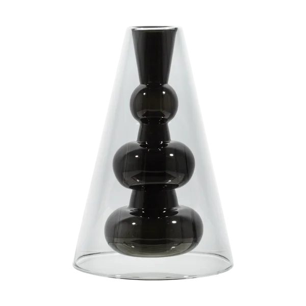 Tom Dixon Bump Cone vase Black