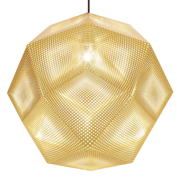 Tom Dixon Etch ceiling lamp 50 cm Brass