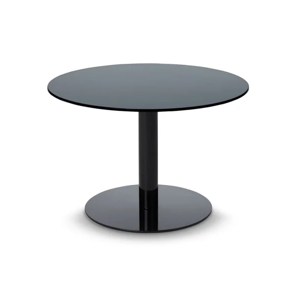 Tom Dixon Flash round coffee table Black-black stand