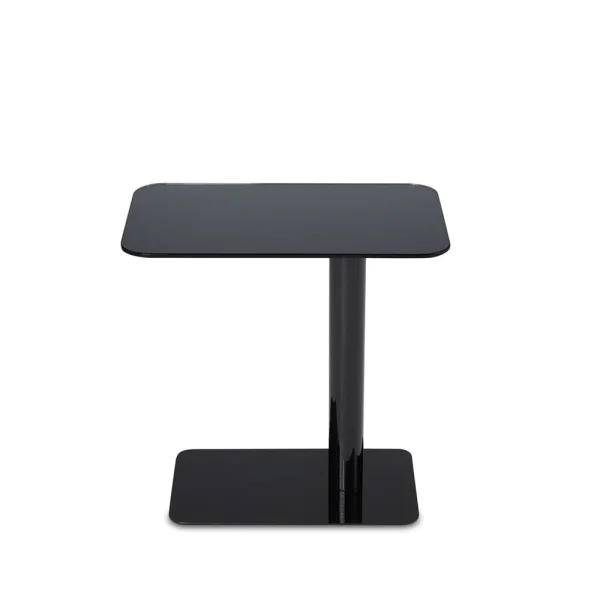 Tom Dixon Flash side table 30x50 cm Black mirror glass-black stand