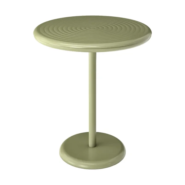 Tom Dixon Groove café table round - Moss, Ø70 cm