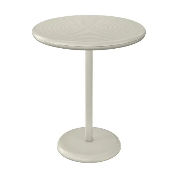 Tom Dixon Groove café table round - Putty, Ø70 cm