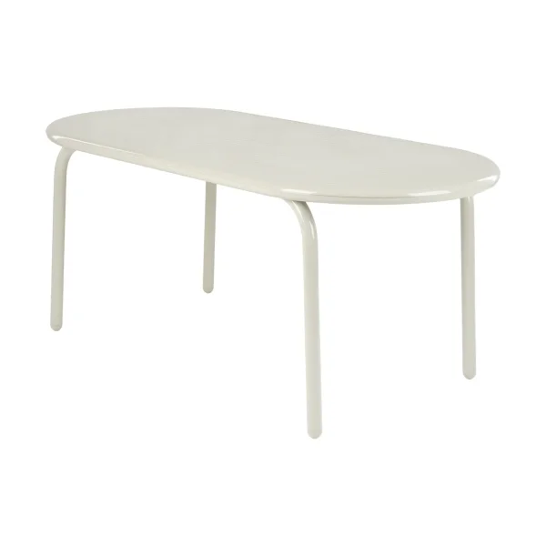 Tom Dixon Groove Obround dining table - Putty, 86x186 cm