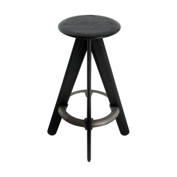 Tom Dixon Slab bar stool 76 cm Black oak