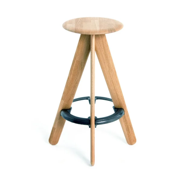 Tom Dixon Slab bar stool 76 cm Solid oak
