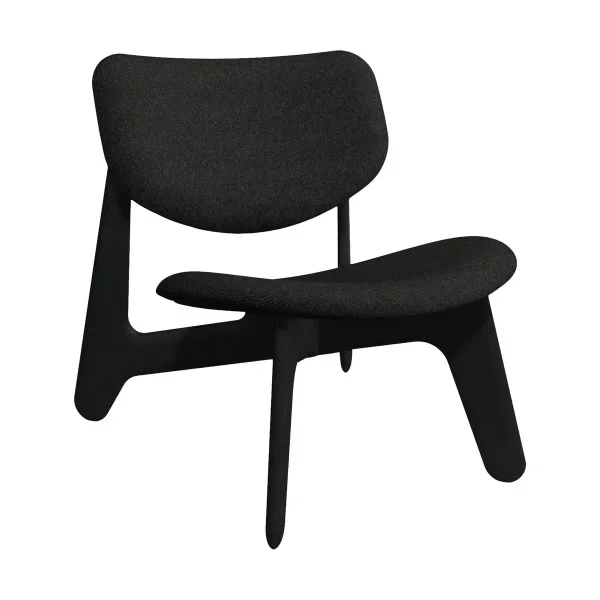 Tom Dixon Slab lounge chair upholstered seat Natural brushed oak-Hallingdal 0180 CMHR