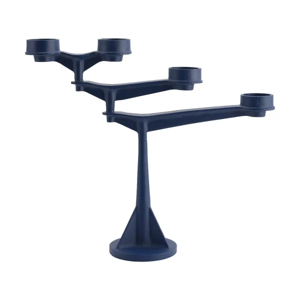 Tom Dixon Spin candle holder mini Blue