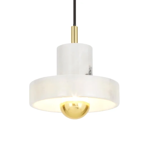 Tom Dixon Stone pendant lamp White marble