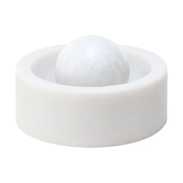Tom Dixon Stone spice grinder Ø12 cm White marble
