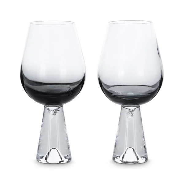 Tom Dixon Tank wine glass 2-pack black