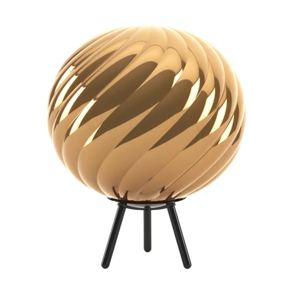 Tom Dixon Whirl portable floor lamp Gold-black