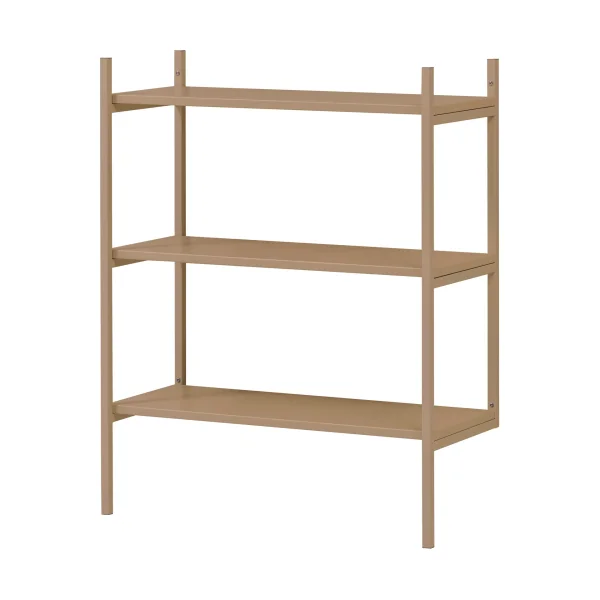 TÔNN furniture Portal bookcase small, Camel, 80 cm