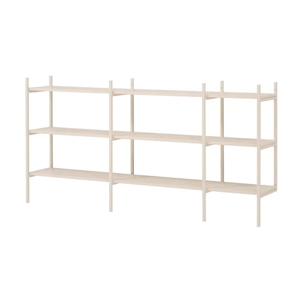 TÔNN furniture Portal bookcase small, Off white, 201 cm