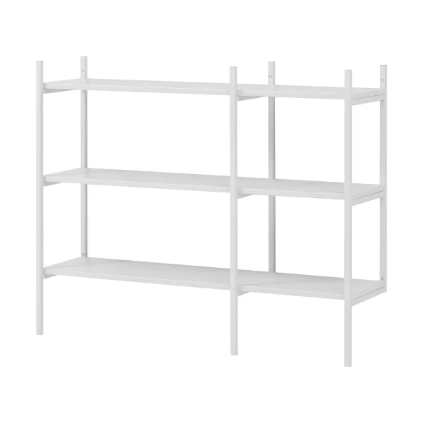 TÔNN furniture Portal bookcase small, White, 123 cm