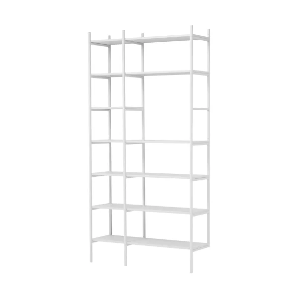 TÔNN furniture Portal bookcase, White, 123 cm