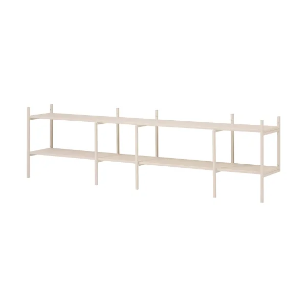 TÔNN furniture Portal TV bench, Off white, 244 cm