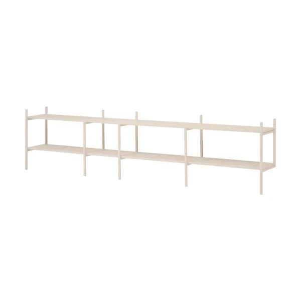 TÔNN furniture Portal TV bench, Off white, 279 cm