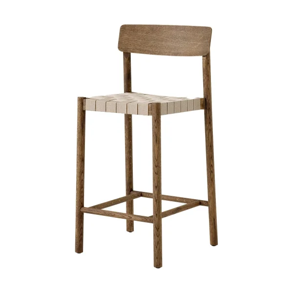 &Tradition Betty TK12 Counter Chair 65 cm Natural linen-smoked oiled oak