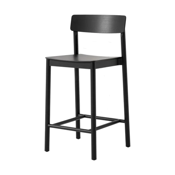 &Tradition Betty TK13 Counter Chair 65 cm Black lacquered ash