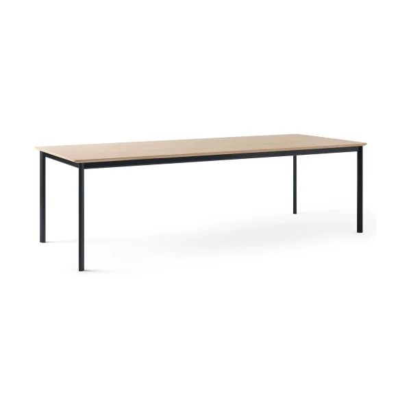 &Tradition Drip HW117 dining table 103x253 cm Black frame-clear lacq. oak