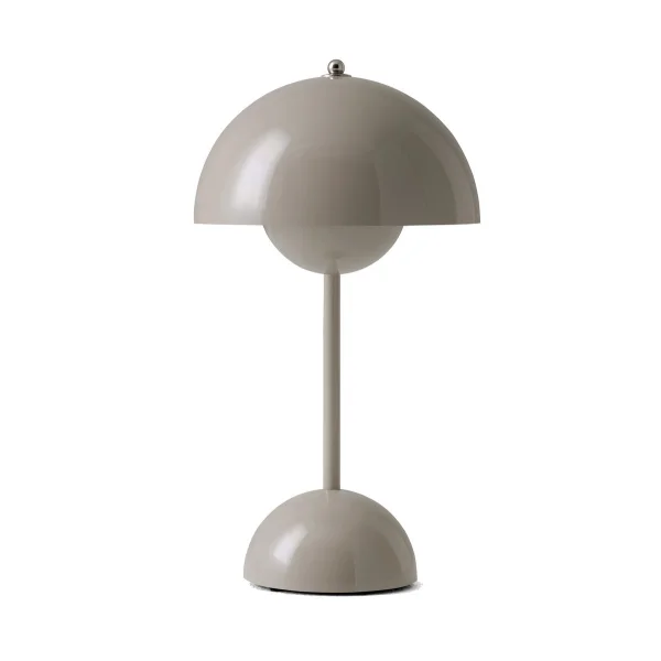 &Tradition Flowerpot portable table lamp VP9 grey beige