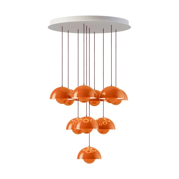 &Tradition Flowerpot VP1 chandelier Zesty orange