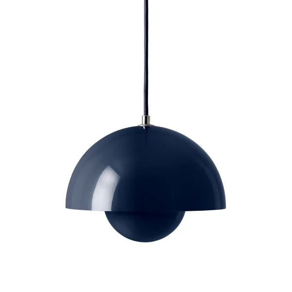&Tradition Flowerpot VP1 pendant lamp Steel blue