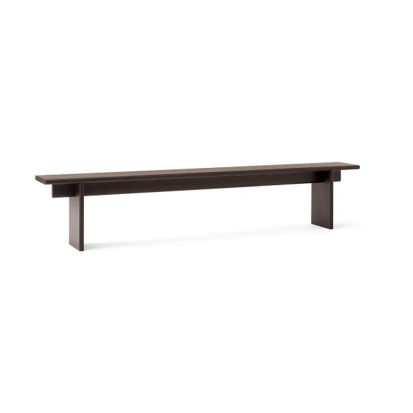 &Tradition Ita OS6 bench 230 cm Dark stained oak