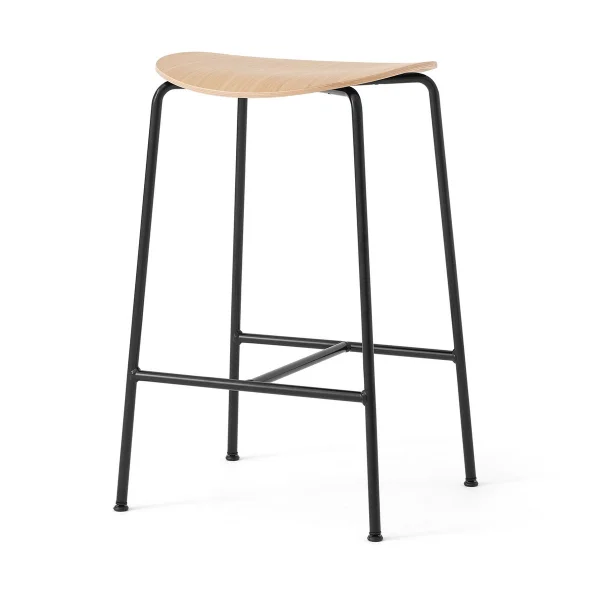 &Tradition Pavilion AV37 counter stool 68 cm Black-lacquered oak