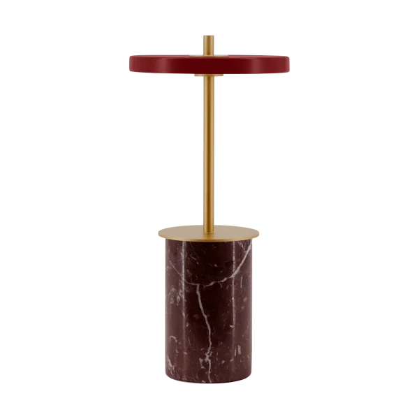 Umage Asteria Move Mini table lamp Ø12x25,5 cm Red marble