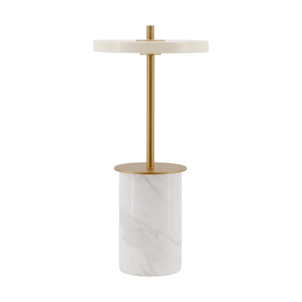 Umage Asteria Move Mini table lamp Ø12x25,5 cm White marble