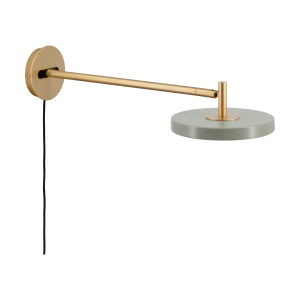 Umage Asteria Wall wall lamp Long, Nuance olive-brass