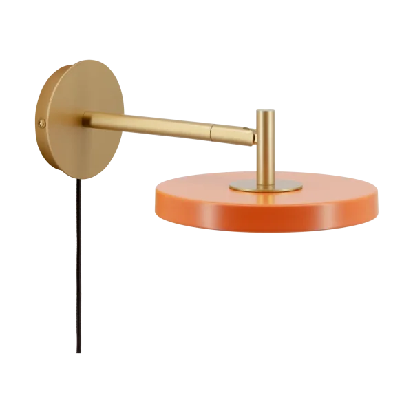 Umage Asteria Wall wall lamp Short, Nuance orange-brass