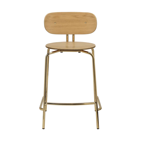 Umage Curious barstool 65 cm Oak-brass