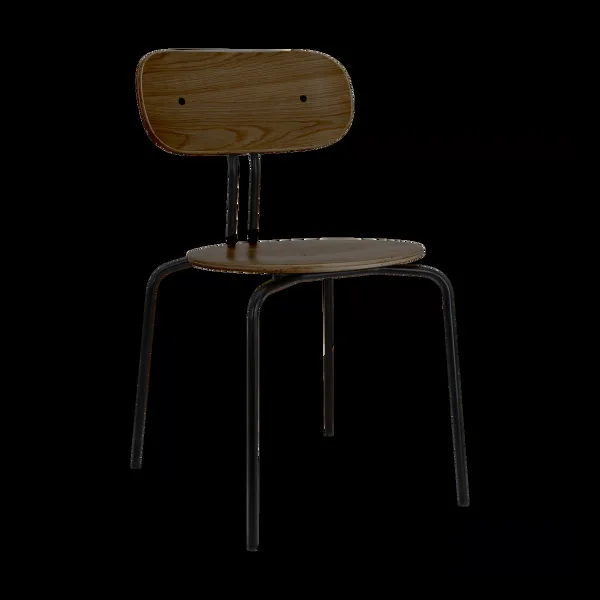 Umage Curious chair Smoked oak-black legs