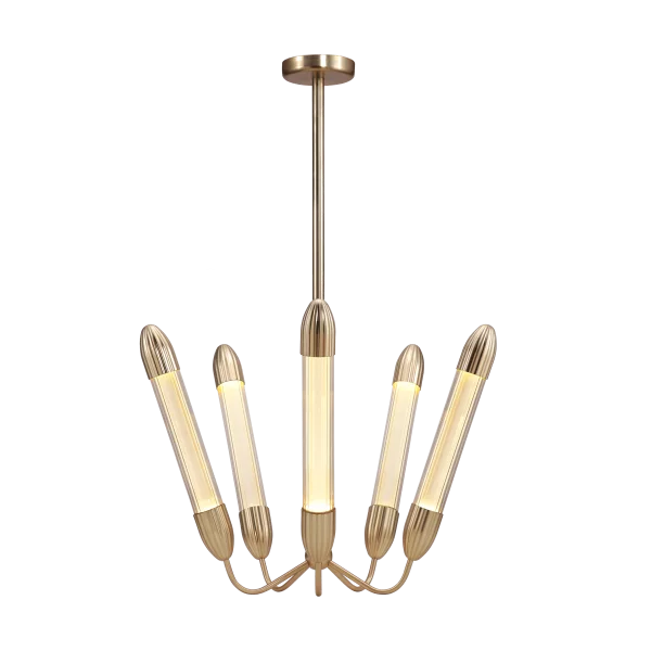 Umage Lemon Squeeze Penta short ceiling lamp Plated brass